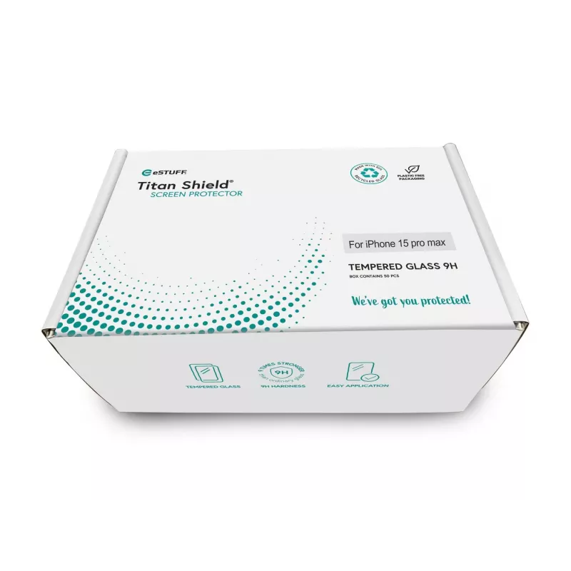 eSTUFF ES501416-50BULK protector de pantalla/trasera para móvil lámina protectora de pantalla transparente Apple 1 ud.