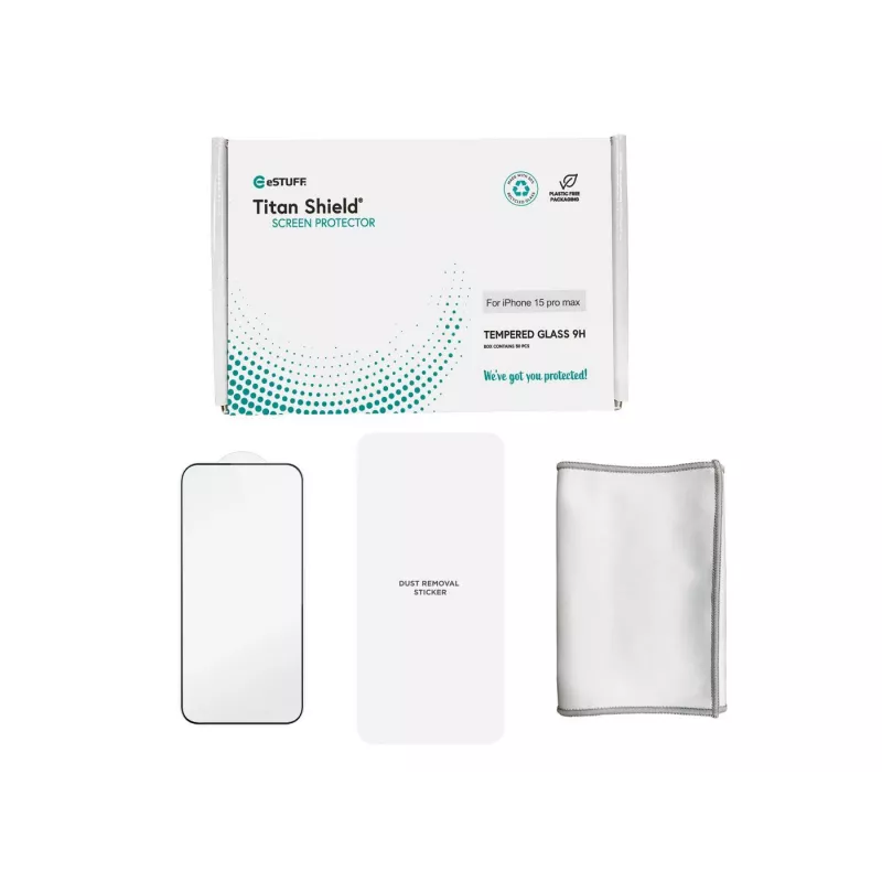 eSTUFF ES501416-50BULK protector de pantalla/trasera para móvil lámina protectora de pantalla transparente Apple 1 ud.