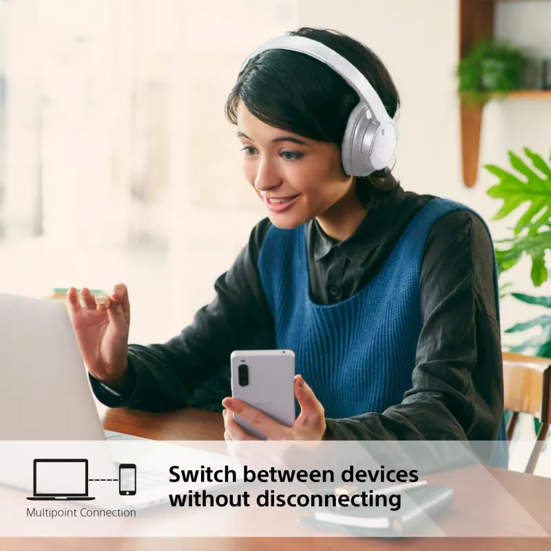 Sony WH-CH720 auriculares con cable e inalámbricos diadema llamadas/música USB Type-C Bluetooth blanco