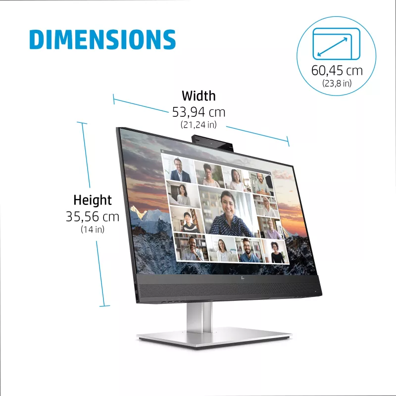 Monitor de ordenador HP E24m G4 60,5 cm (23,8