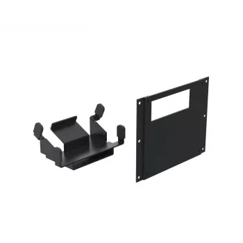 Ergonomic Solutions SpacePole Kiosk SPK612-02 accesorio para sistema POS cubierta para impresora POS negra metal