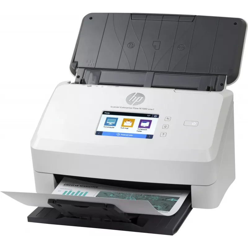 Escáner de hojas HP ScanJet Enterprise Flow N7000 snw1 600 x 600 DPI