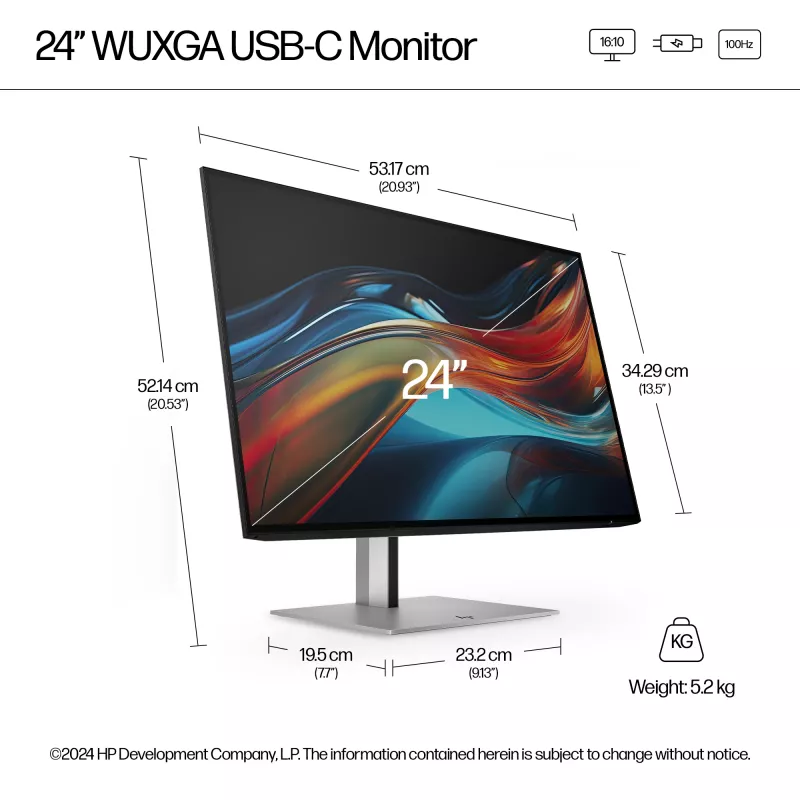 Monitor HP Series 7 Pro 61 cm (24