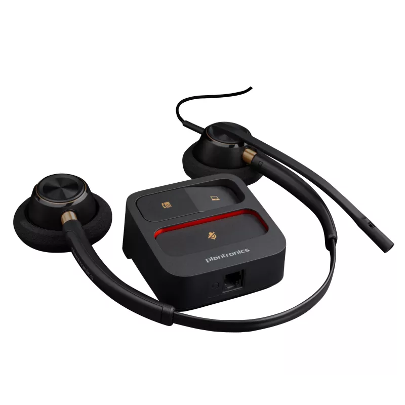 Auriculares HP Poly EncorePro 520 binaurales + Quick Disconnect