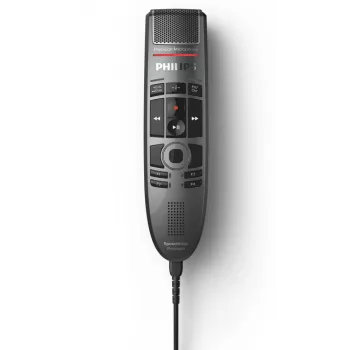 Micrófono Philips SpeechMike Premium Touch negro unidireccional USB con cable -37 dB