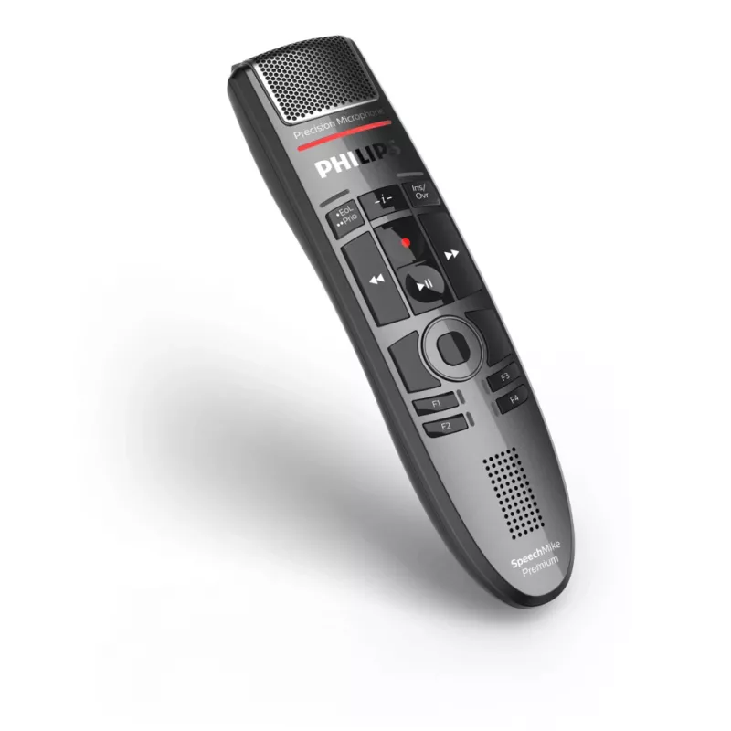 Micrófono Philips SpeechMike Premium Touch negro unidireccional USB con cable -37 dB