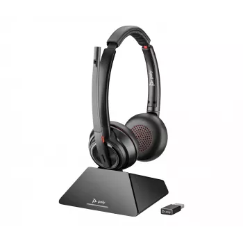 HP Poly Savi 8220 UC Microsoft Teams certificado DECT 1880-1900 MHz USB-A auricular