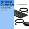 Conjunto de teclado y ratón con cable HP 320MK – USB, teclado de membrana, negro