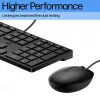 Conjunto de teclado y ratón con cable HP 320MK – USB, teclado de membrana, negro