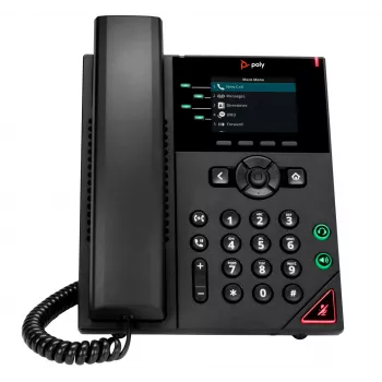 HP Poly VVX 250 teléfono IP de 4 líneas y compatible con PoE, negro, LCD, 320 x 240 píxeles, HTTPS, ENERGY STAR, RoHS, Federal Communications Commission (FCC), CE