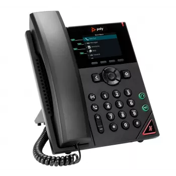 HP Poly VVX 250 teléfono IP de 4 líneas y compatible con PoE, negro, LCD, 320 x 240 píxeles, HTTPS, ENERGY STAR, RoHS, Federal Communications Commission (FCC), CE