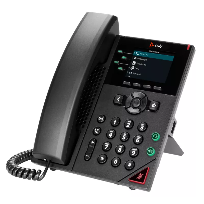 HP Poly VVX 250 teléfono IP de 4 líneas y compatible con PoE, negro, LCD, 320 x 240 píxeles, HTTPS, ENERGY STAR, RoHS, Federal Communications Commission (FCC), CE
