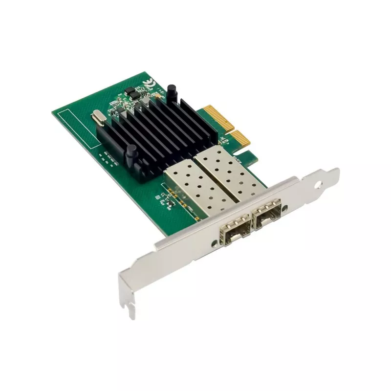 Adaptador de red PCIe x4 MicroConnect MC-PCIEX4-I350-F2 con chipset Intel I350, doble puerto