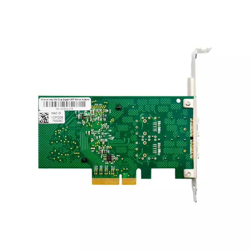 Adaptador de red PCIe x4 MicroConnect MC-PCIEX4-I350-F2 con chipset Intel I350, doble puerto