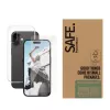 Pack de protectores de pantalla transparentes PanzerGlass SAFE. by ® para iPhone 16 — cristal templado + PET + silicona, transparente, 50 unidades