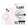 PanzerGlass CARE™ by ® funda transparente con soporte plateado y MagSafe iPhone 15