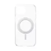 PanzerGlass CARE™ by ® funda transparente con soporte plateado y MagSafe iPhone 15