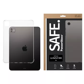 PanzerGlass SAFE. by ® Funda TPU transparente iPad Pro 11'' (2024)