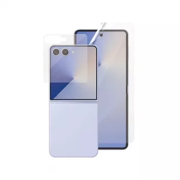 Set de protección PanzerGlass FlipFoldFlex 2 en 1 Classic Fit cristal + lámina TPU Ultra-Wide para Samsung