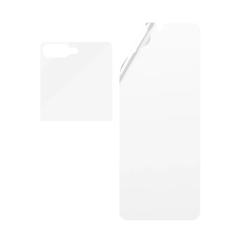 Set de protección PanzerGlass FlipFoldFlex 2 en 1 Classic Fit cristal + lámina TPU Ultra-Wide para Samsung