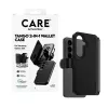 PanzerGlass CARE Funda cartera 2 en 1 con Qi para Samsung Galaxy S26, funda transparente