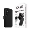 PanzerGlass CARE Funda cartera 2 en 1 con Qi para Samsung Galaxy S26, funda transparente