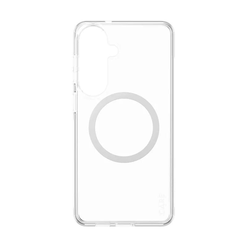 Funda protectora PanzerGlass CARE Urban Explorer Case para Samsung Galaxy S26+ — transparente, blanca compatible con Qi