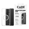 Funda para móvil PanzerGlass CARE™ by Urban Explorer — Funda transparente con Qi blanco para Samsung Galaxy S26 Ultra