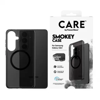 PanzerGlass CARE™ by ® Urban Explorer Case Smokey con Qi negro Samsung Galaxy S26+