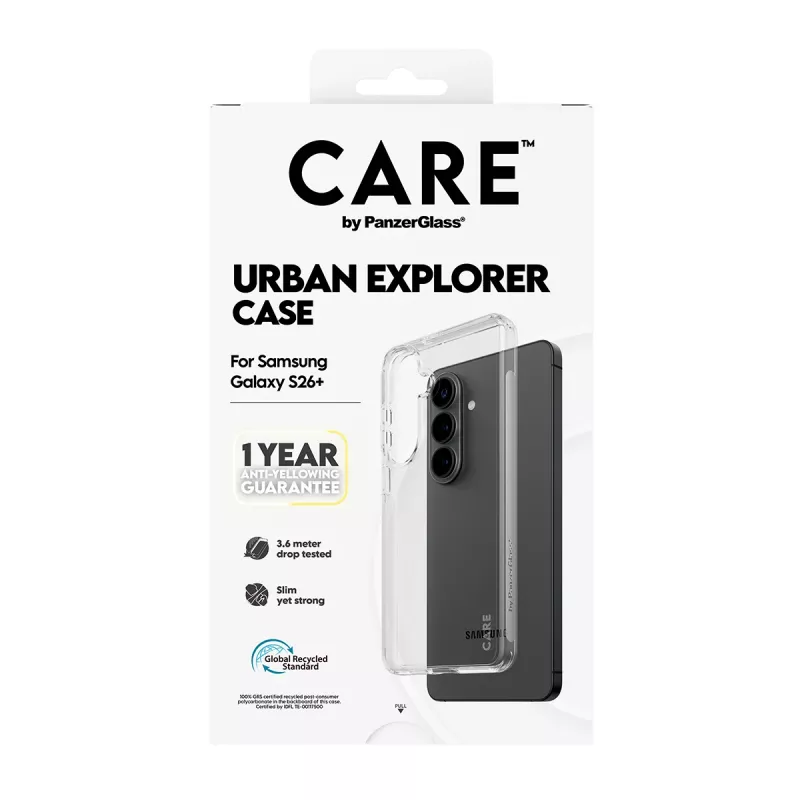 PanzerGlass CARE™ by ® Urban Explorer funda transparente Samsung Galaxy S26+