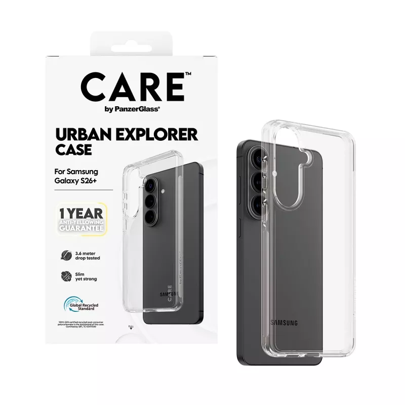 PanzerGlass CARE™ by ® Urban Explorer funda transparente Samsung Galaxy S26+