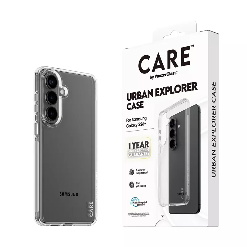 PanzerGlass CARE™ by ® Urban Explorer funda transparente Samsung Galaxy S26+