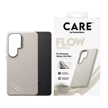 PanzerGlass CARE™ by ® Flow Case Vanilla con Qi Samsung Galaxy S26 Ultra