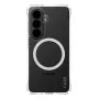 Funda protectora PanzerGlass CARE Samba transparente con Qi blanco para Samsung Galaxy S26