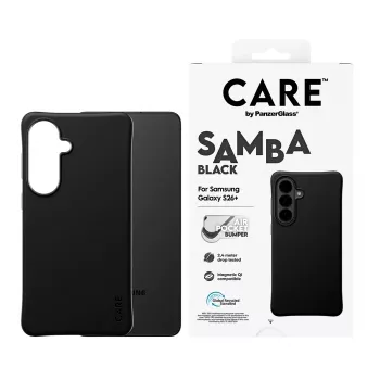 PanzerGlass CARE™ by ® Samba Case negro con Qi Samsung Galaxy S26+