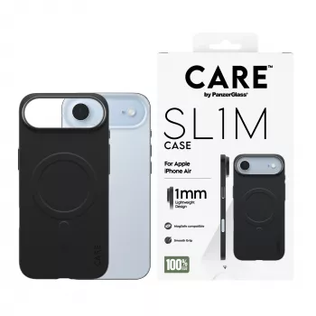 Funda protectora PanzerGlass CARE SL1M con MagSafe para Apple iPhone Air, negro