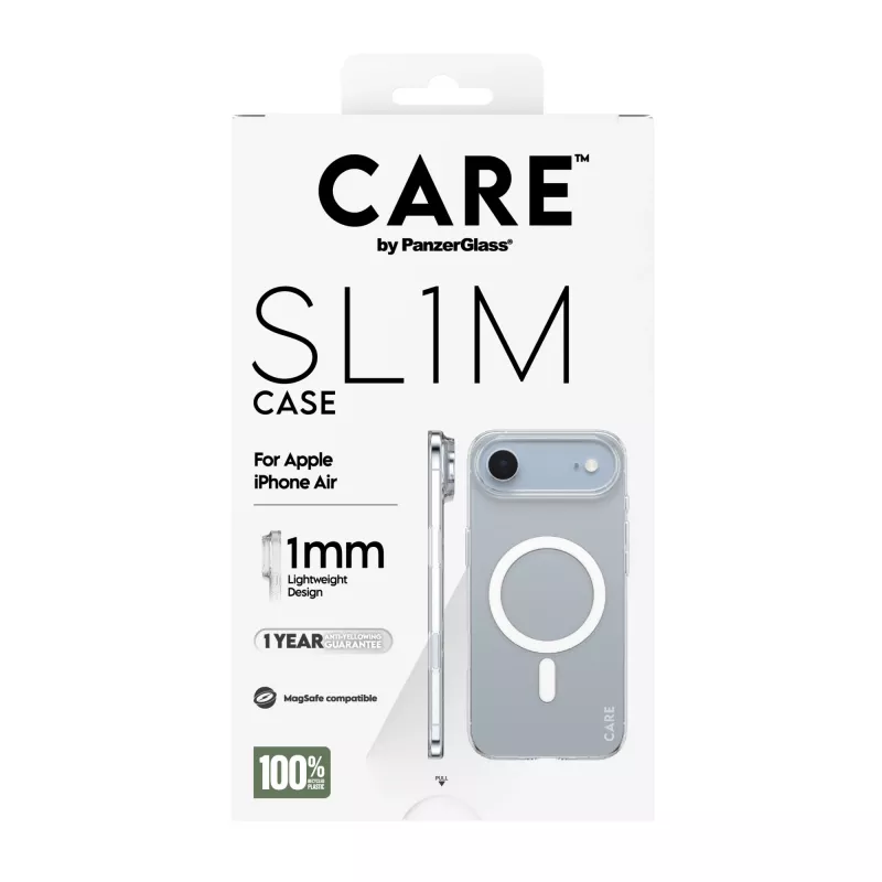 Funda PanzerGlass CARE SL1M transparente con MagSafe para Apple iPhone Air