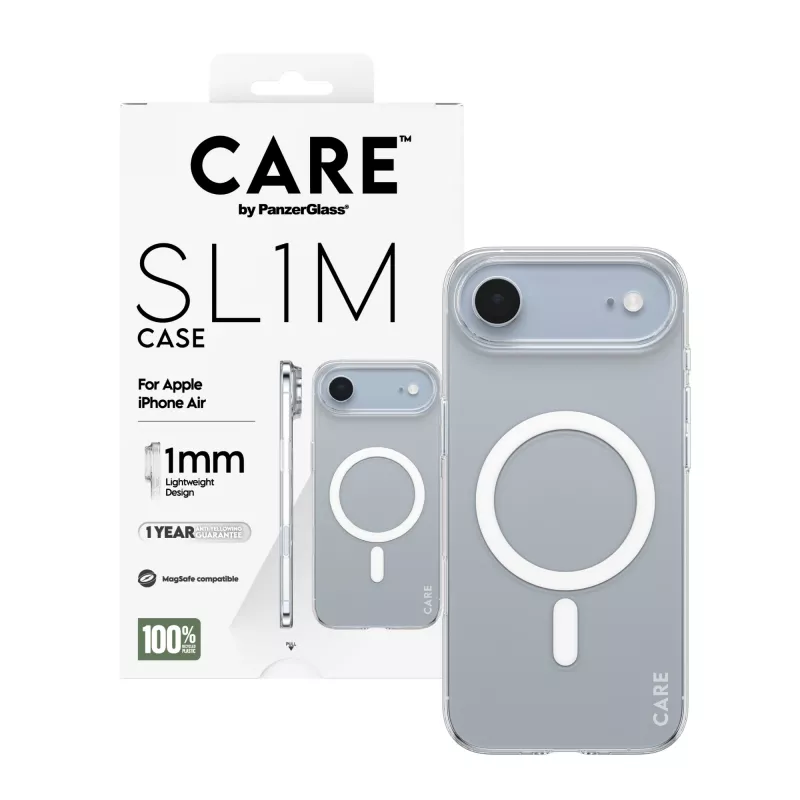 Funda PanzerGlass CARE SL1M transparente con MagSafe para Apple iPhone Air