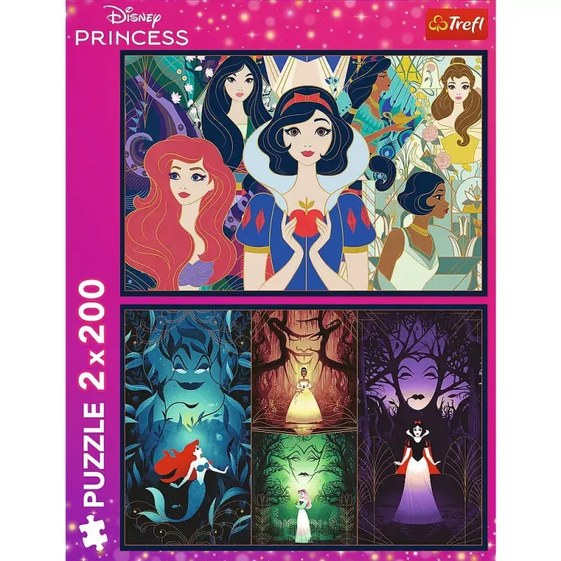 Puzle TREFL Puzle 2x200 piezas Disney Princess – 2 puzles, 200 piezas cada uno