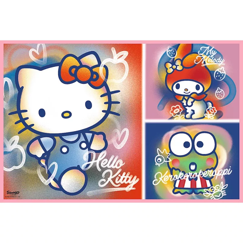 Trefl Puzle 2x200 piezas, Hello Kitty y amigos (13336)