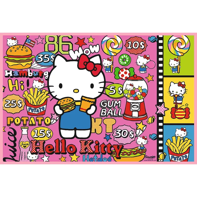 Trefl Puzle 2x200 piezas, Hello Kitty y amigos (13336)