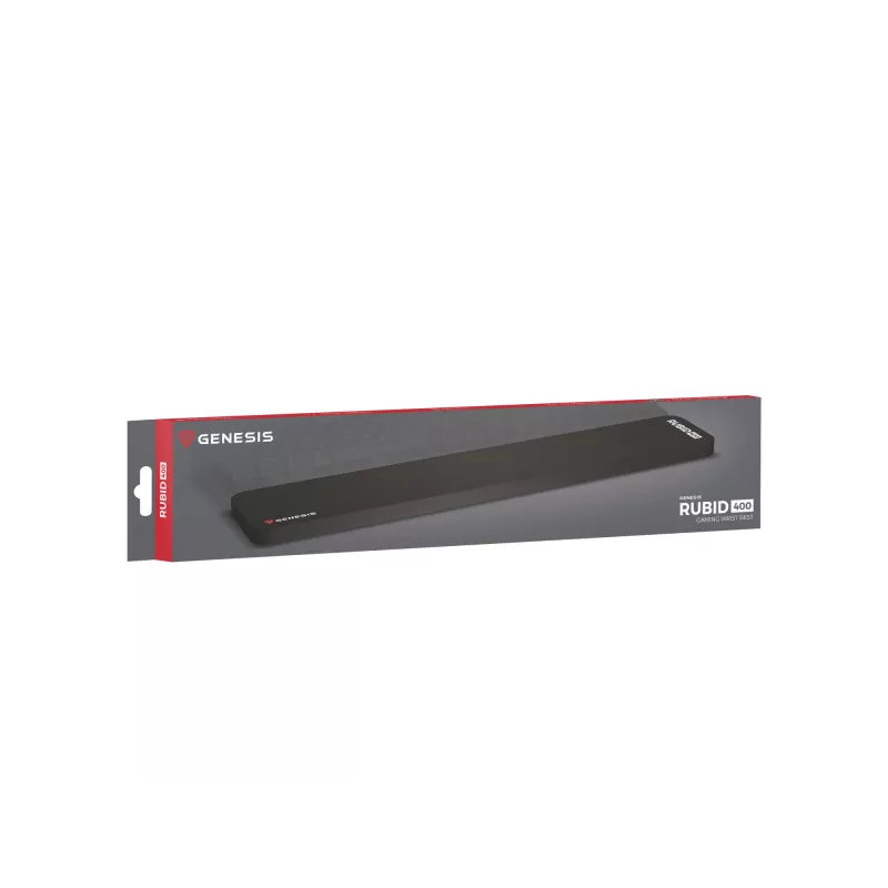 GENESIS Rubid 400 reposamuñecas tela, goma negro