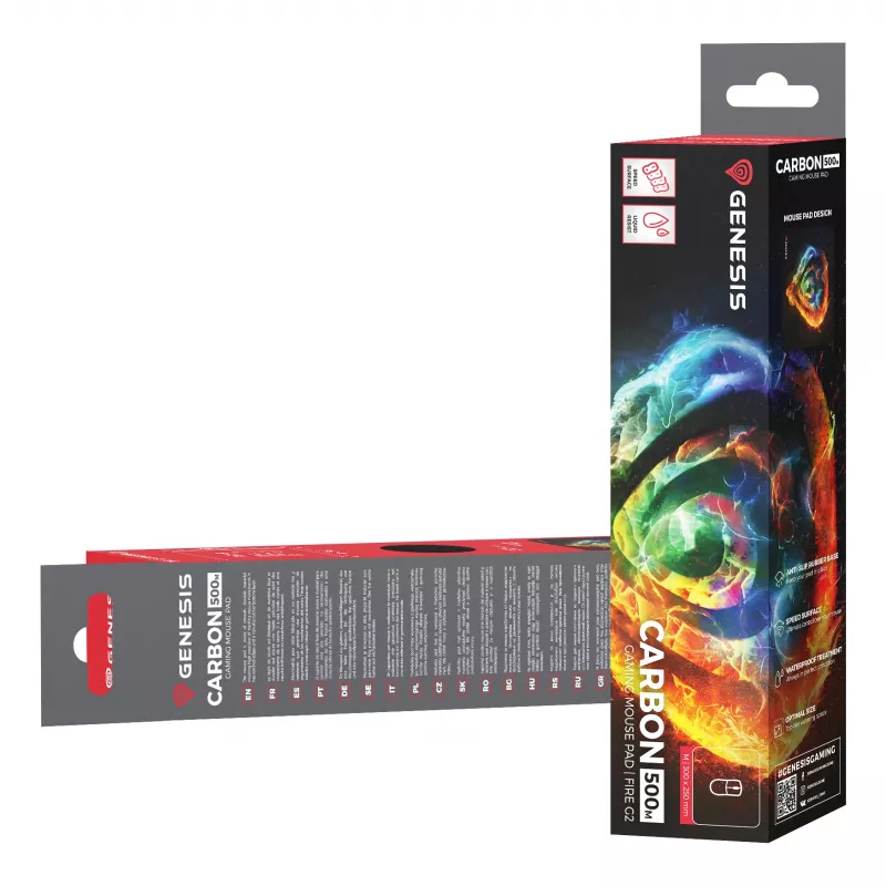 Alfombrilla de ratón GENESIS Carbon 500 M Fire G2 multicolor