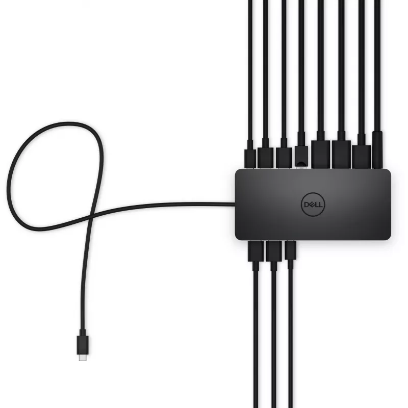 DELL Universal Dock – UD22, docking, USB 3.2 Gen 2 (3.1 Gen 2) Type-C, 96 W, 10,100,1000 Mbit/s, negro, 5120 x 2880 píxeles