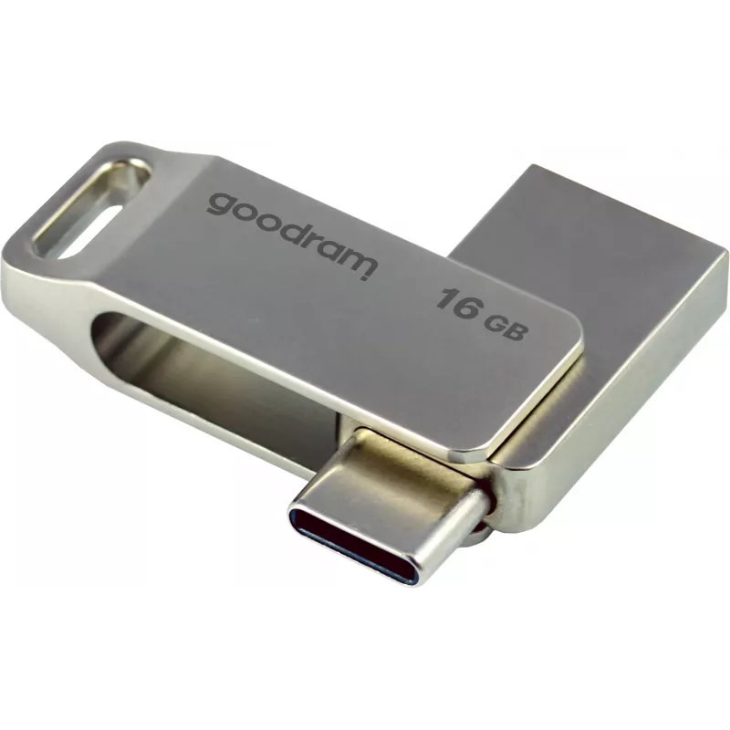Goodram ODA3 unidad flash USB 16 GB USB Type-A / USB Type-C 3.2 Gen 1 (3.1 Gen 1) plateada