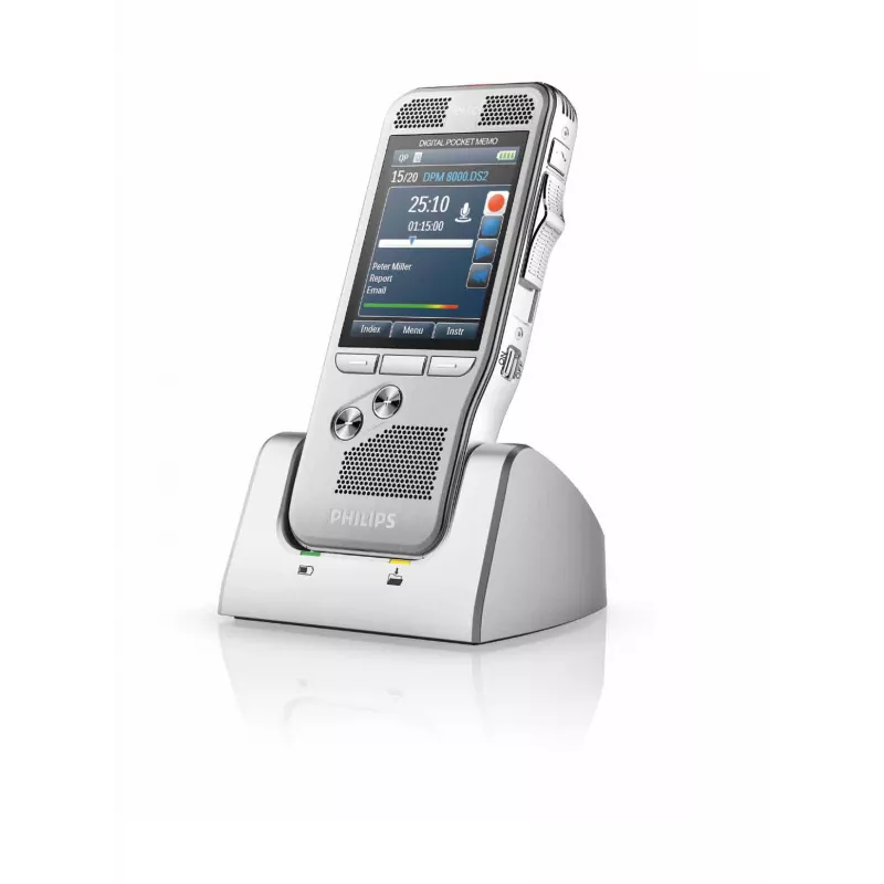 Philips DPM8100 tarjeta flash plateada