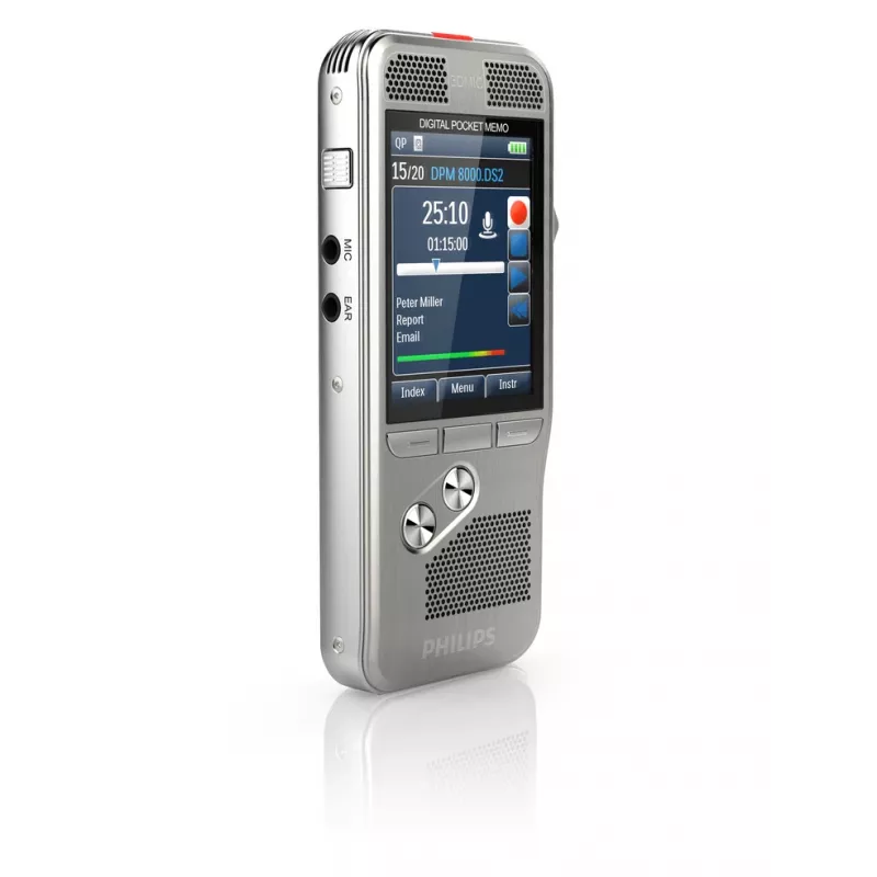 Philips DPM8100 tarjeta flash plateada