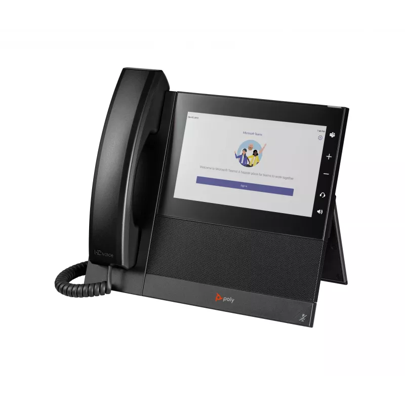 HP Poly CCX 600 teléfono empresarial multimedia para Microsoft Teams y compatible con PoE