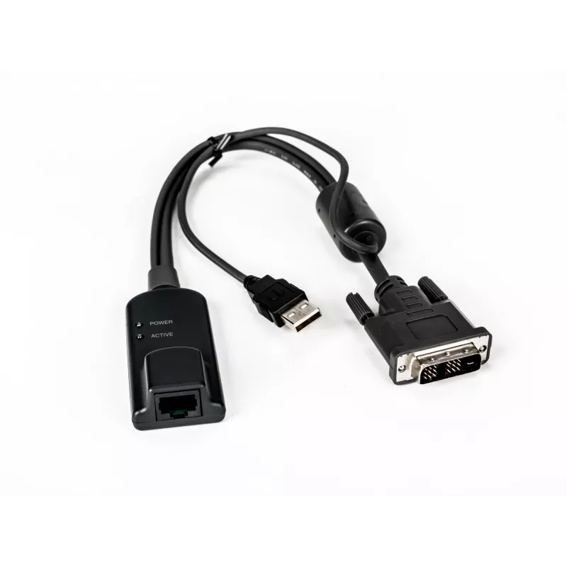 Vertiv Avocent MPUIQ-VMCDV adaptador de interfaz KVM DVI, USB 2.0 negro