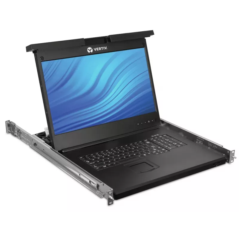 Vertiv Avocent consola de acceso local en rack LCD, 8P KVM, 8 CABLES, USB KB-GER
